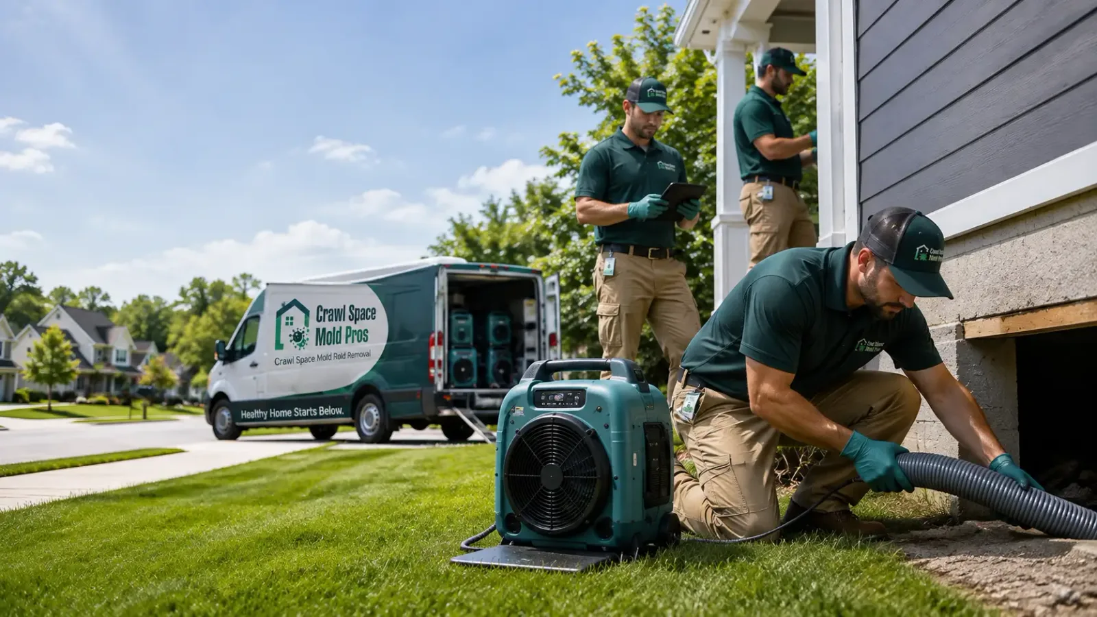 Crawl Space Mold Removal in Lawler, IA
